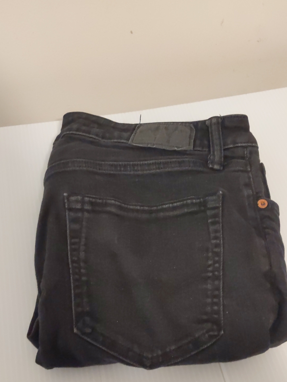 American Eagle Airflex + Mens 32x28 (34x30 Tag) Black Jeans